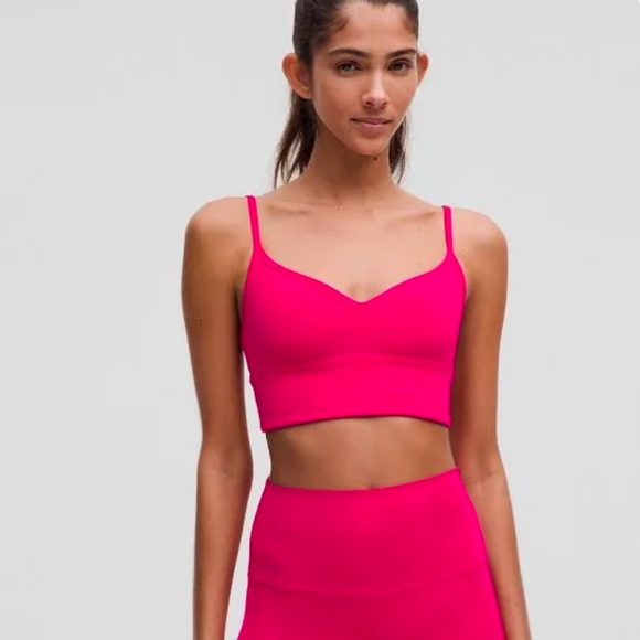 NEW! Lululemon Women's Align Sweetheart Bra with Light Support 10 Passionate - Picture 1 of 11